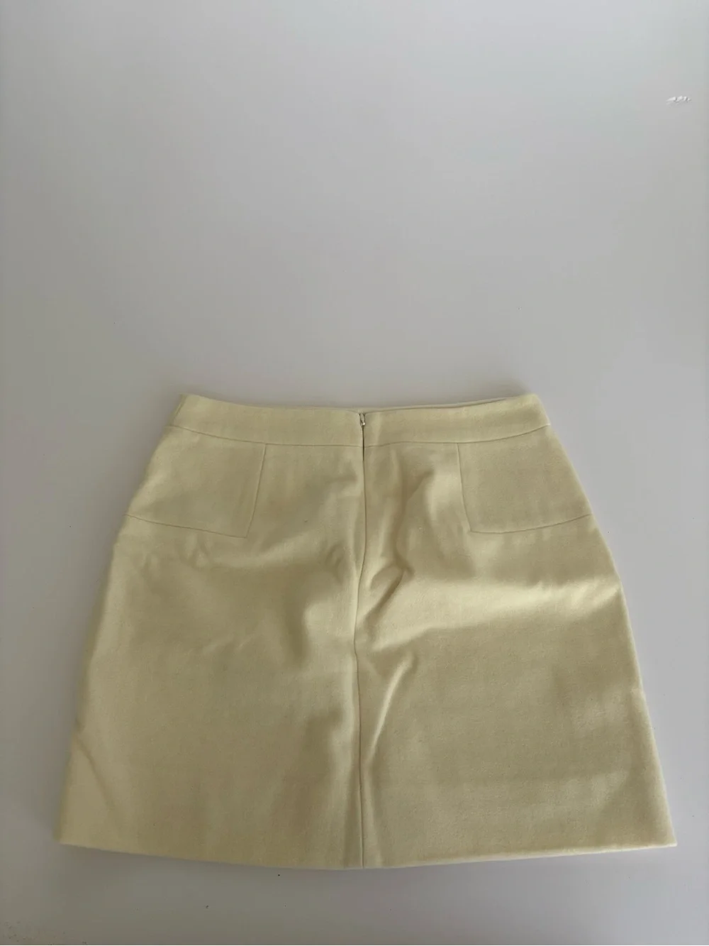 J. Crew Pale Yellow Mini Skirt